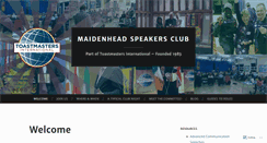 Desktop Screenshot of maidenheadspeakers.org.uk