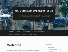 Tablet Screenshot of maidenheadspeakers.org.uk